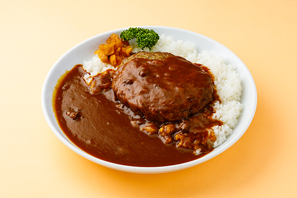 やまと豚と県産和牛のハンバーグカレー200g
