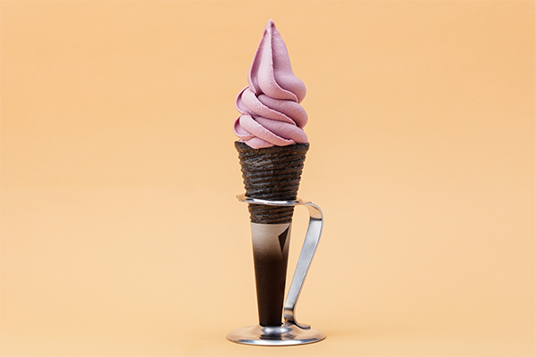 ブルーベリーソフトクリーム