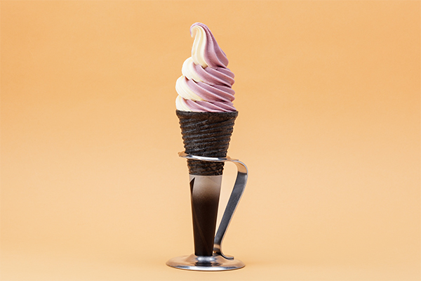 ブルーベリーソフトクリーム