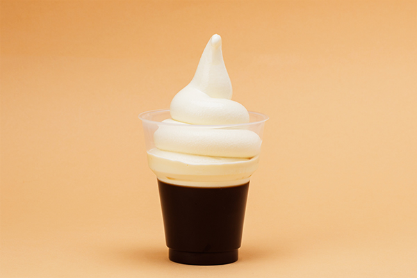 コーヒーゼリーバニラソフト